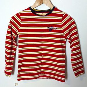 Mini Boden Harry Potter Stripe Long Sleeve Gryffindor Breton Jersey Top